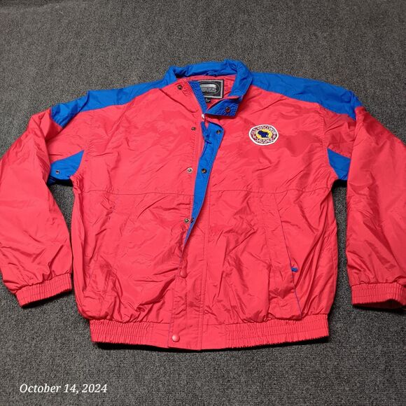Sierra Sport Other - Vintage Old Wisconsin Sausage Windbreaker Jacket Men XL‎ Red Blue Sierra Sport